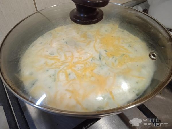 Рецепт: Омлет с кабачком и томатами - и сыром Рецепт: Омлет с кабачком и томатами - и сыром