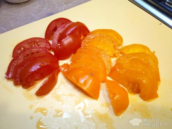 Рецепт: Омлет с кабачком и томатами - и сыром Рецепт: Омлет с кабачком и томатами - и сыром