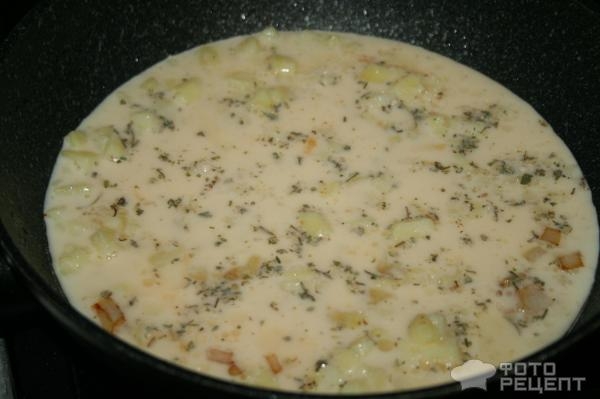 Рецепт: Омлет с картошкой - Почти испанская паэлья Рецепт: Омлет с картошкой - Почти испанская паэлья