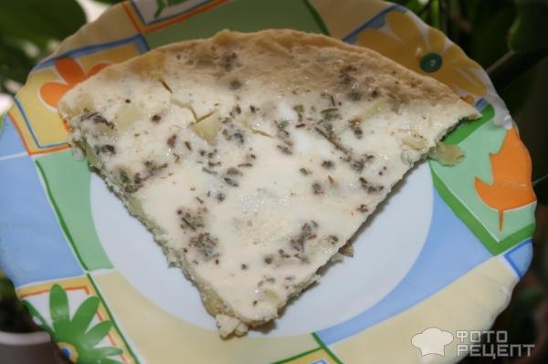 Рецепт: Омлет с картошкой - Почти испанская паэлья Рецепт: Омлет с картошкой - Почти испанская паэлья