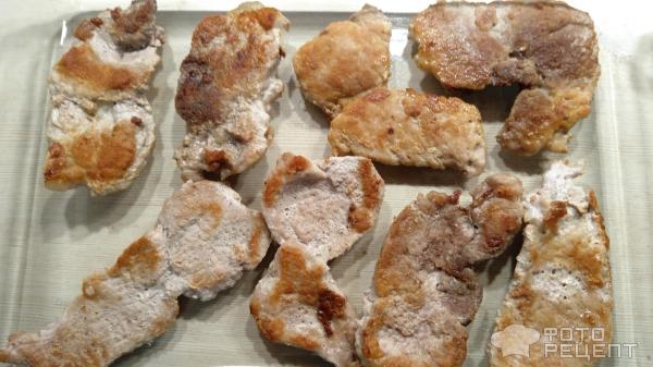 Рецепт: Отбивные из свинины с шампиньонами и сыром - по-домашнему Рецепт: Отбивные из свинины с шампиньонами и сыром - по-домашнему