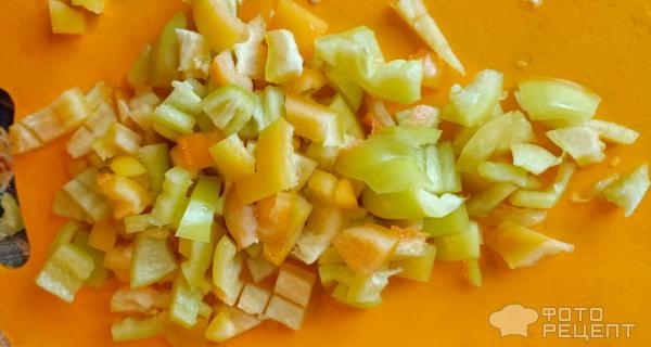 Рецепт: Овощное рагу из кабачка - с болгарским перцем