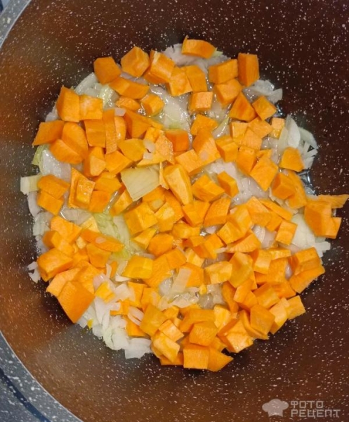 Рецепт: Овощное рагу из кабачка - с болгарским перцем