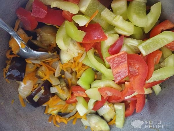 Рецепт: Овощное рагу с баклажанами, сладким перцем и помидорами - Готовлю с любовью. Рецепт: Овощное рагу с баклажанами, сладким перцем и помидорами - Готовлю с любовью.