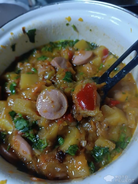 Рецепт: Овощное рагу - Сочный, яркий, вкусный Рецепт: Овощное рагу - Сочный, яркий, вкусный