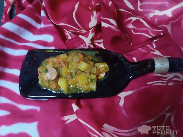 Рецепт: Овощное рагу - Сочный, яркий, вкусный Рецепт: Овощное рагу - Сочный, яркий, вкусный