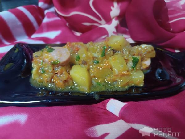 Рецепт: Овощное рагу - Сочный, яркий, вкусный Рецепт: Овощное рагу - Сочный, яркий, вкусный