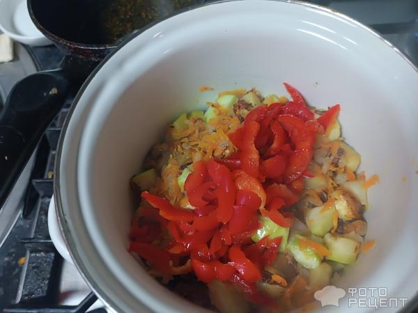 Рецепт: Овощное рагу - Сочный, яркий, вкусный Рецепт: Овощное рагу - Сочный, яркий, вкусный