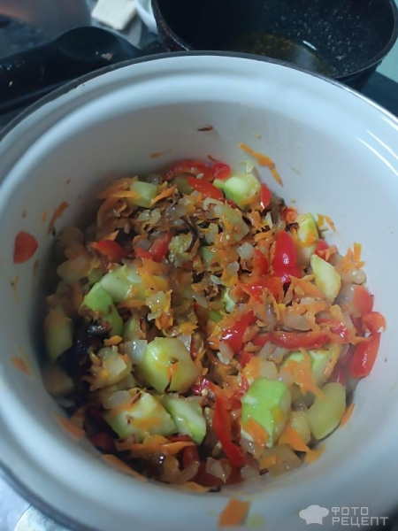 Рецепт: Овощное рагу - Сочный, яркий, вкусный Рецепт: Овощное рагу - Сочный, яркий, вкусный