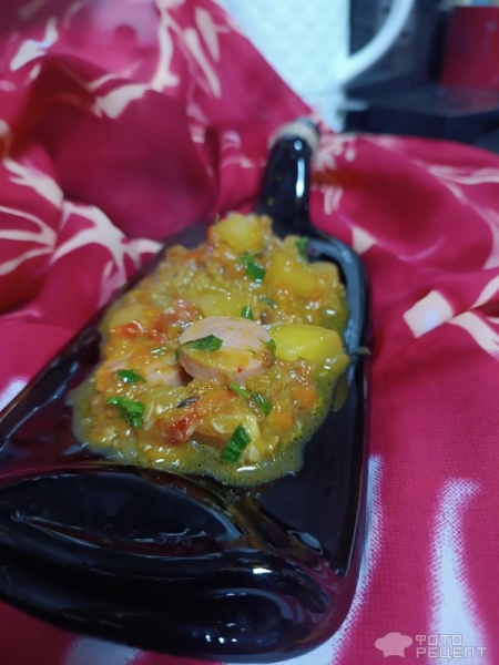 Рецепт: Овощное рагу - Сочный, яркий, вкусный Рецепт: Овощное рагу - Сочный, яркий, вкусный