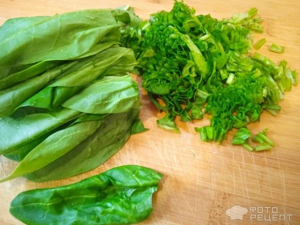 Рецепт: Овощной суп с сосисками - и шпинатом