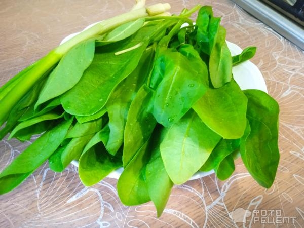 Рецепт: Овощной суп с сосисками - и шпинатом