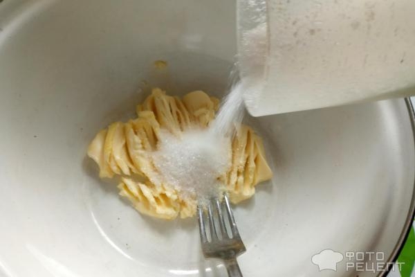 Рецепт: Овсяное печенье - с изюмом и шоколадом