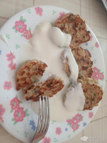 Рецепт: Овсяные оладьи с сыром - Измененный рецепт из Ютуба.