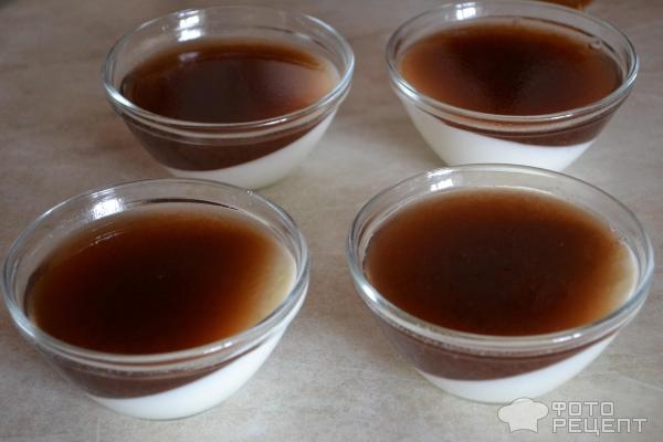 Рецепт: Панна-котта - С крыжовенным желе, корицей и орехами Рецепт: Панна-котта - С крыжовенным желе, корицей и орехами