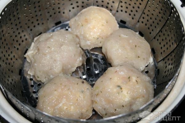 Рецепт: Паровые котлеты с начинкой - из филе куриной грудки Рецепт: Паровые котлеты с начинкой - из филе куриной грудки