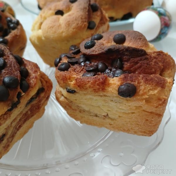 Рецепт: Пасхальные куличи "Краффины" - Оригинальные пасхальные мини-краффины в домашних условиях из дрожжевого теста, пошаговый рецепт Рецепт: Пасхальные куличи "Краффины" - Оригинальные пасхальные мини-краффины в домашних условиях из дрожжевого теста, пошаговый рецепт