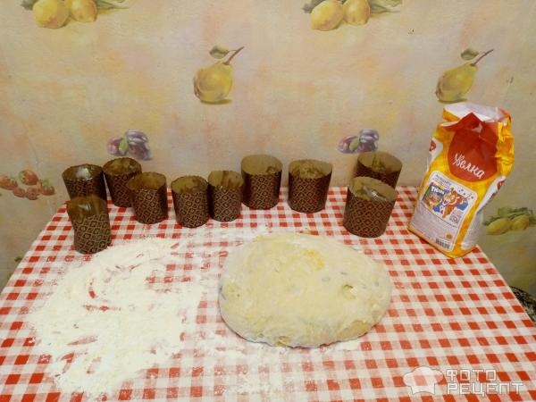 Рецепт: Пасхальный кулич - В духовке