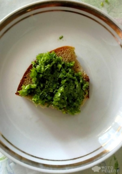 Рецепт: Паста из чесночных стрелок - Со сливочным маслом.