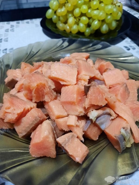 Рецепт: Паста с семгой - с горбушей Рецепт: Паста с семгой - с горбушей