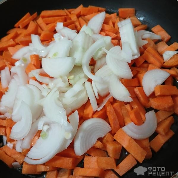 Рецепт: Паста триполини в томатном соусе с овощами - Рецепт быстрого ужина... или обеда:) Продолжаем пробовать макаронные новинки:)