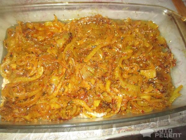 Рецепт: Печень под сливами - оригинальный сытный обед Рецепт: Печень под сливами - оригинальный сытный обед