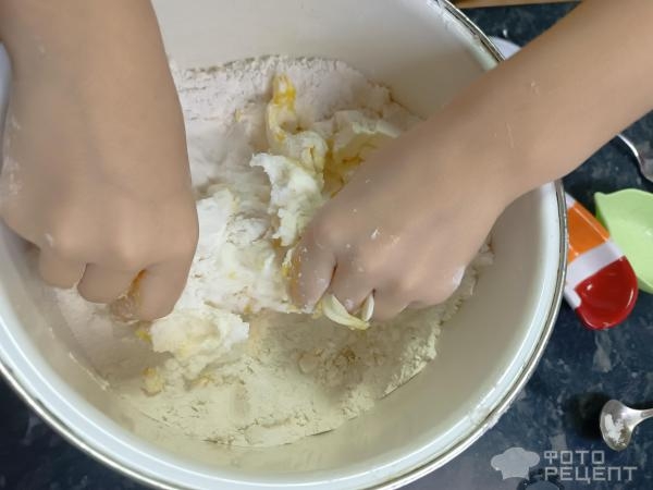 Рецепт: Печенье из песочного теста - по-домашнему Рецепт: Печенье из песочного теста - по-домашнему