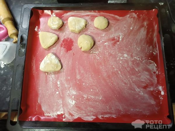 Рецепт: Печенье из песочного теста - по-домашнему Рецепт: Печенье из песочного теста - по-домашнему