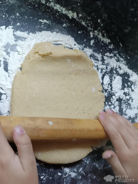 Рецепт: Печенье из песочного теста - по-домашнему Рецепт: Печенье из песочного теста - по-домашнему