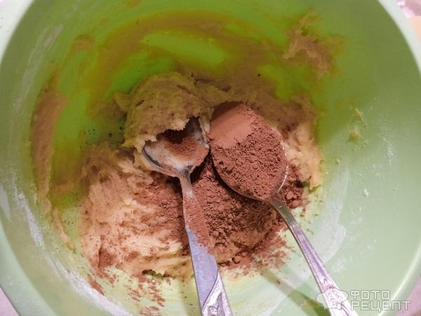 Рецепт: Печенье "Осенние листья" - Двухцветное, шоколадное, простое, быстрое и вкусное Рецепт: Печенье "Осенние листья" - Двухцветное, шоколадное, простое, быстрое и вкусное