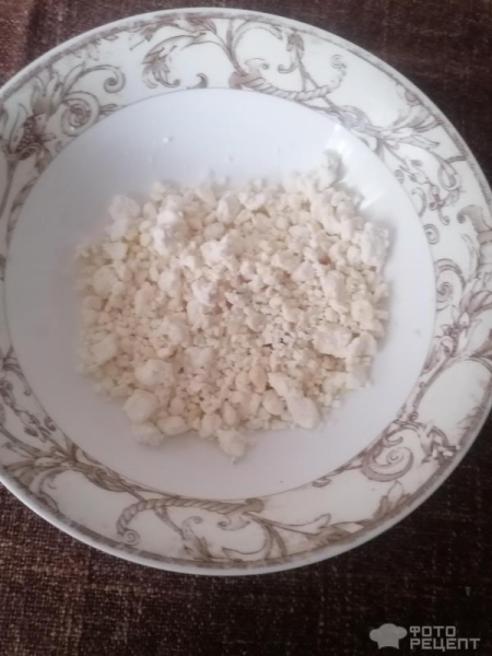 Рецепт: Печенье овсяное с творогом - на сливочном масле по-домашнему