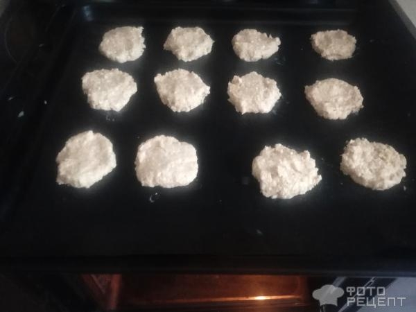 Рецепт: Печенье овсяное с творогом - на сливочном масле по-домашнему