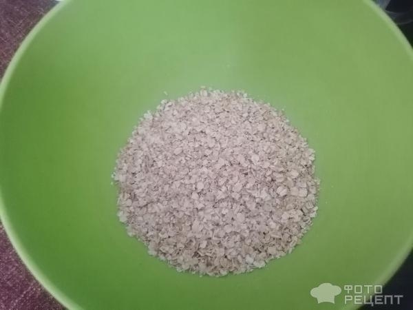 Рецепт: Печенье овсяное с творогом - на сливочном масле по-домашнему