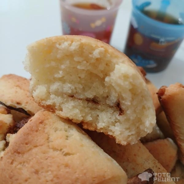 Рецепт: Печенье "Рогалики" - Творожные рогалики с корицей Рецепт: Печенье "Рогалики" - Творожные рогалики с корицей