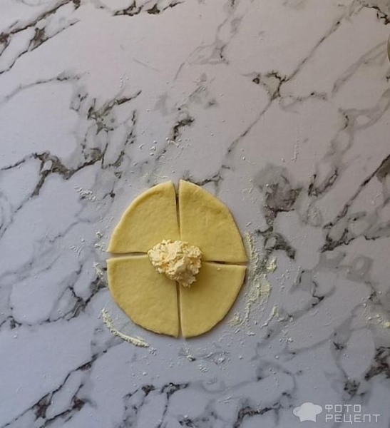 Рецепт: Печенье с творогом "Розочки" - красиво и просто