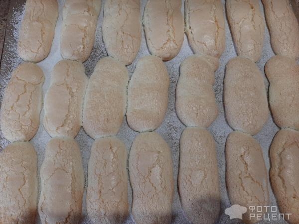 Рецепт: Печенье Савоярди - В духовке