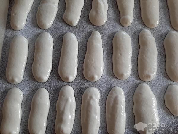 Рецепт: Печенье Савоярди - В духовке