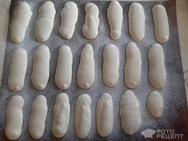 Рецепт: Печенье Савоярди - В духовке