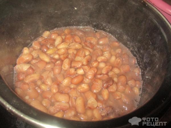 Рецепт: Печеночный паштет - с фасолью и салом Рецепт: Печеночный паштет - с фасолью и салом