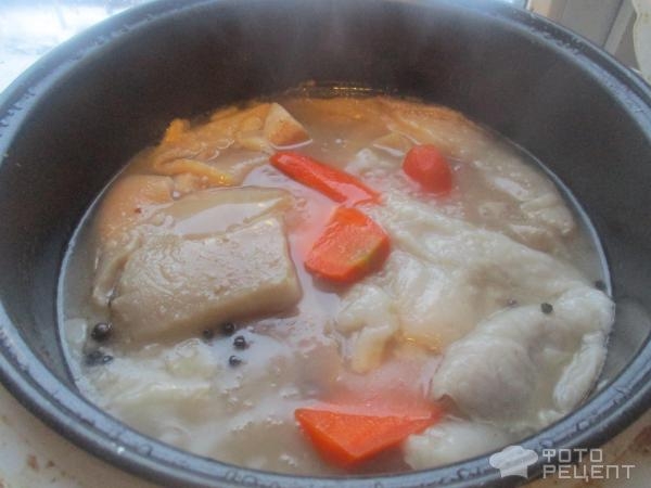 Рецепт: Печеночный паштет - с фасолью и салом Рецепт: Печеночный паштет - с фасолью и салом