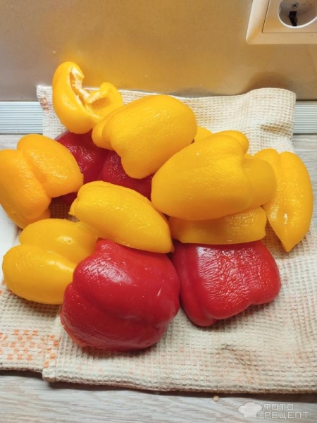 Рецепт: Перец болгарский маринованный - Вкусная заготовка на зиму! Рецепт: Перец болгарский маринованный - Вкусная заготовка на зиму!