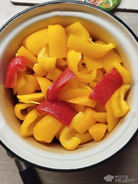 Рецепт: Перец болгарский маринованный - Вкусная заготовка на зиму! Рецепт: Перец болгарский маринованный - Вкусная заготовка на зиму!