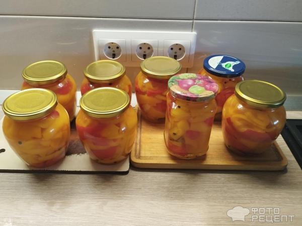 Рецепт: Перец болгарский маринованный - Вкусная заготовка на зиму! Рецепт: Перец болгарский маринованный - Вкусная заготовка на зиму!