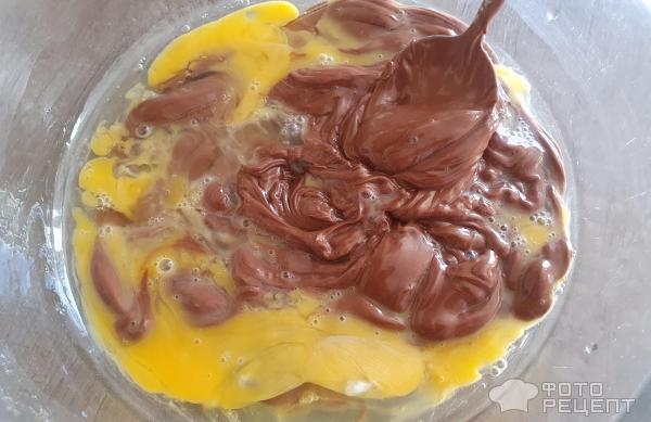 Рецепт: Пирог Брауни - брауни из шоколадной пасты Рецепт: Пирог Брауни - брауни из шоколадной пасты