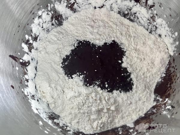 Рецепт: Пирог Брауни - с грушей и без какао Рецепт: Пирог Брауни - с грушей и без какао