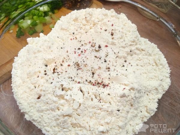 Рецепт: Пирог на кефире - с зелёным луком Рецепт: Пирог на кефире - с зелёным луком