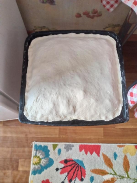 Рецепт: Пирог с фаршем, картофелем, капустой - По-домашнеиу