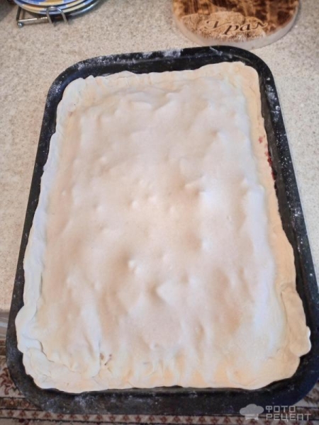 Рецепт: Пирог с яблоками и вареньем из черной смородины - В духовке Рецепт: Пирог с яблоками и вареньем из черной смородины - В духовке