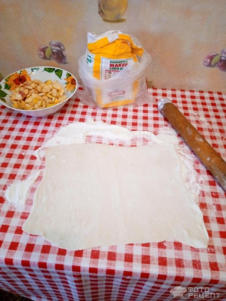 Рецепт: Пирог с яблоками и вареньем из черной смородины - В духовке Рецепт: Пирог с яблоками и вареньем из черной смородины - В духовке