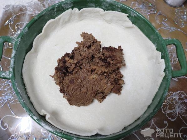 Рецепт: Пирог с замороженными ягодами - с бананами и какао Рецепт: Пирог с замороженными ягодами - с бананами и какао